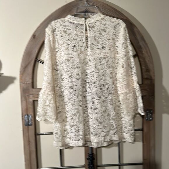 Loft lace blouse size Medium - Picture 5 of 9